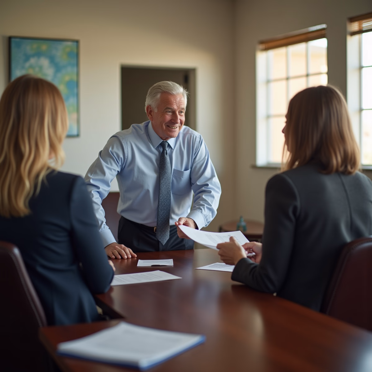 The dedicated trusts staff at The Law Firm of Steven F Bliss Esq focused on Riverside County trust matters meets with clients to manage the trust administration process to sign vital paperwork discussing What Happens When a Trust is Unclear