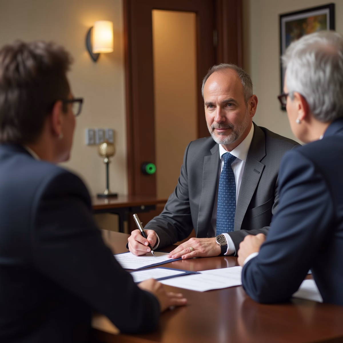 The dedicated trusts staff at The Law Firm of Steven F Bliss Esq focused on Riverside County trust matters meets with clients to manage the trust administration process to sign vital paperwork discussing What Happens When a Will or Trust Doesnt Clearly Define Ownership