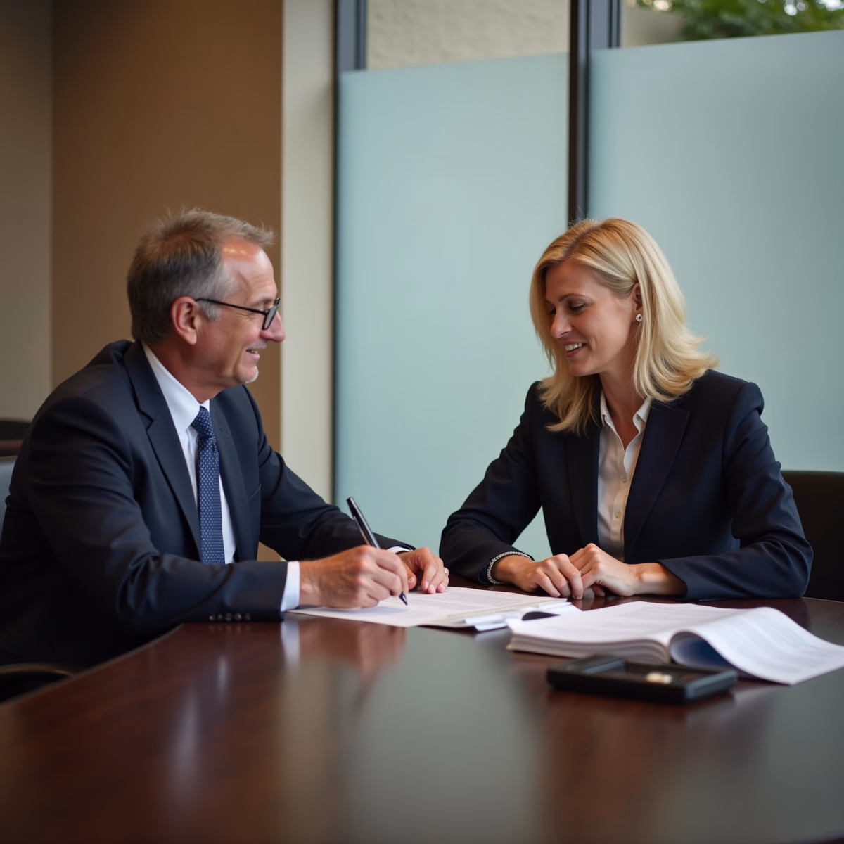 The probate staff working under Managing Partner Steven Farley Bliss focused on Riverside County probate matters is shown meeting with clients in our Southern California office addressing critical legal details discussing What Happens When an Asset is Left Out of a Trust