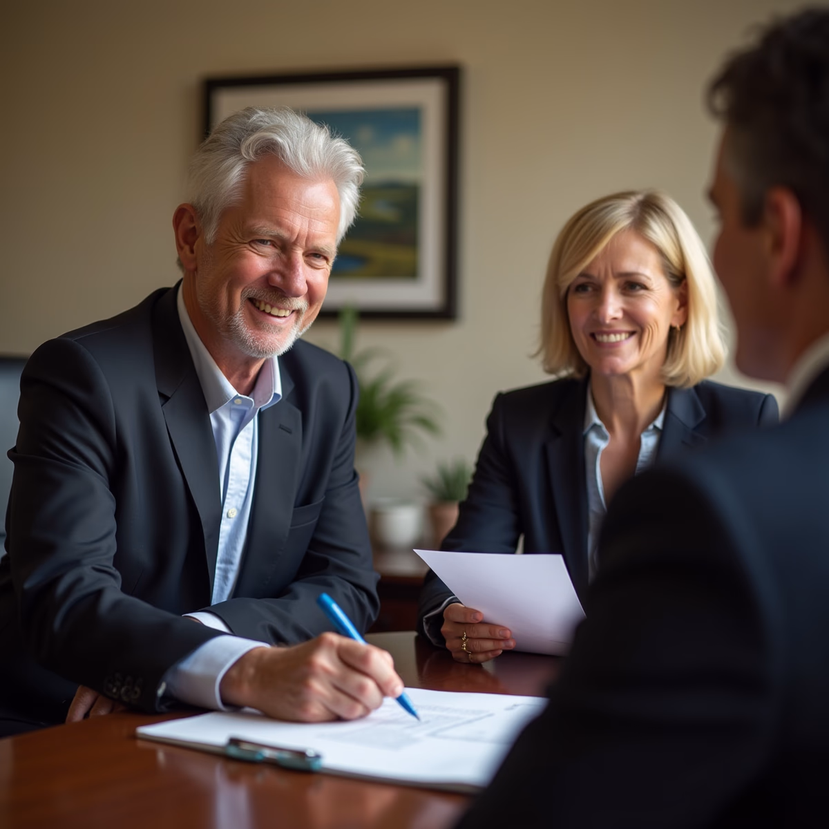 The probate staff working with Managing Partner Steven Farley Bliss helping Riverside County families from our San Diego office consults with appointed administrators in our San Diego office handling critical legal details discussing What Happens to Assets Held in Joint Tenancy
