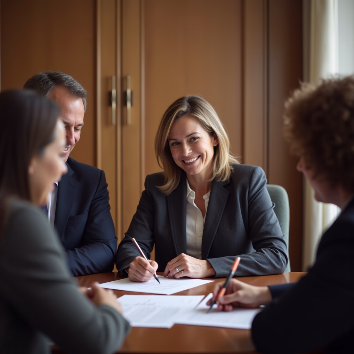 The dedicated trusts staff at The Law Firm of Steven F Bliss Esq focused on Riverside County trust matters meets with clients to manage the trust administration process to sign vital paperwork discussing What Happens to Assets Left Outside the Trust