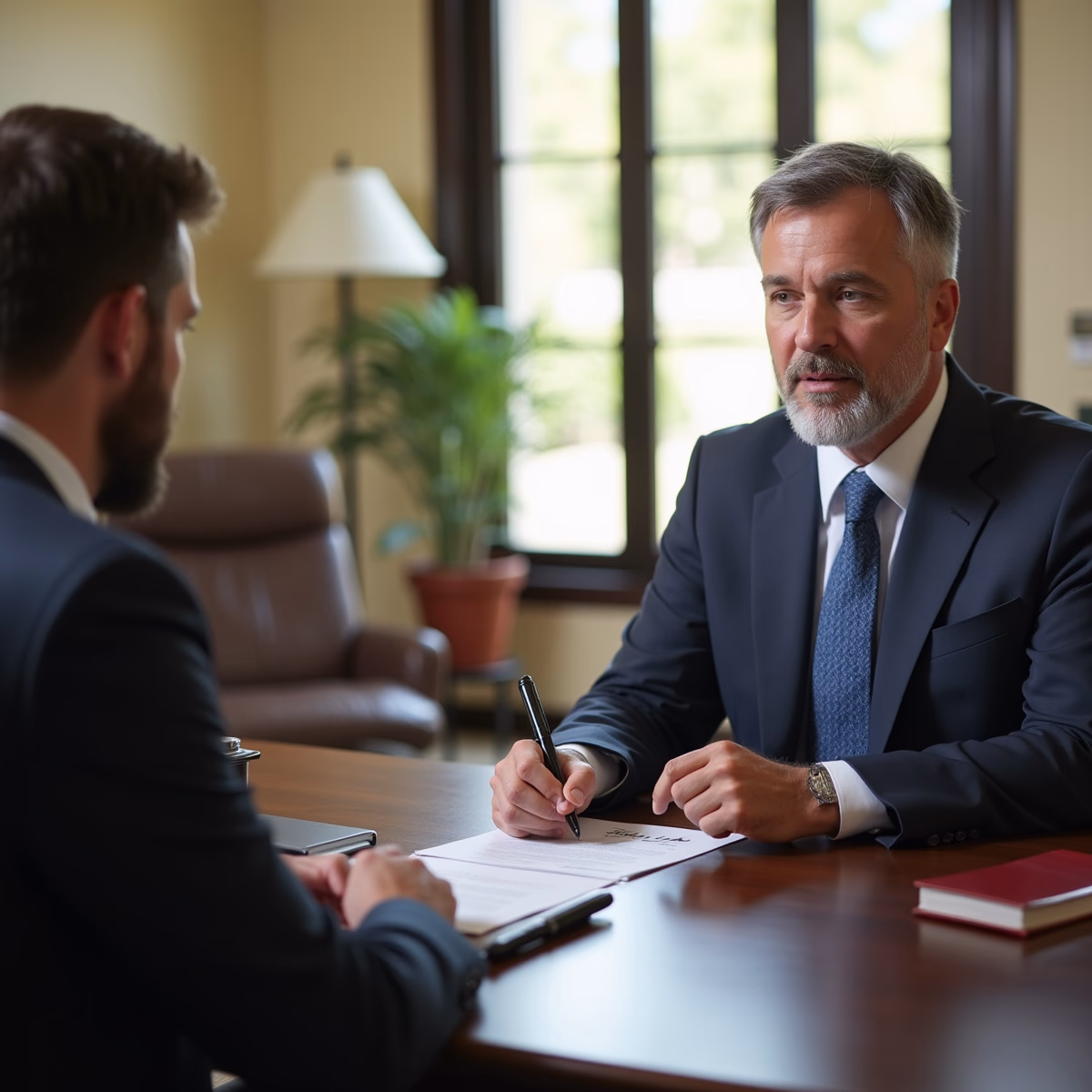 The dedicated trusts staff at The Law Firm of Steven F Bliss Esq focused on Riverside County trust matters meets with clients to manage the trust administration process to sign vital paperwork discussing What Happens to Income Generated Inside the Trust After Death