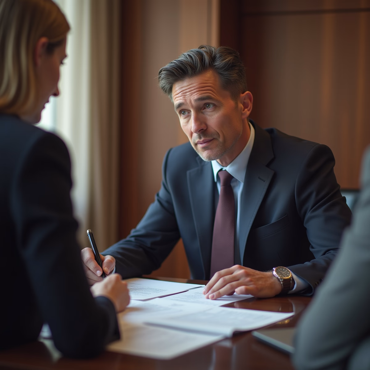 The dedicated trusts staff at The Law Firm of Steven F Bliss Esq focused on Riverside County trust matters meets with clients to manage the trust administration process to sign vital paperwork discussing What Happens to Inherited Assets in Bankruptcy