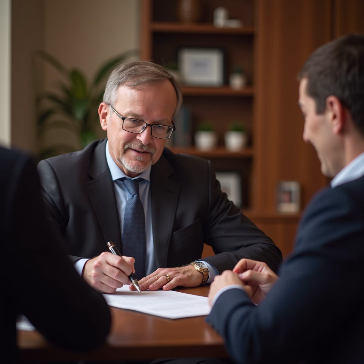 The probate staff working under Managing Partner Steven Farley Bliss focused on Riverside County probate matters is shown meeting with clients in our Southern California office addressing critical legal details discussing What Happens to Life Insurance in California Probate