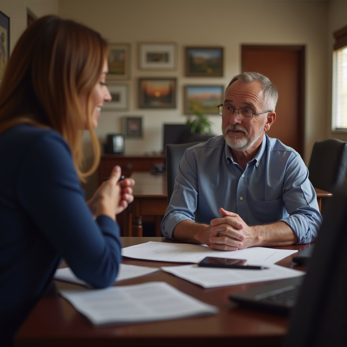 The dedicated trusts staff at The Law Firm of Steven F Bliss Esq focused on Riverside County trust matters meets with clients to manage the trust administration process to sign vital paperwork discussing What Happens to Medical Bills After Death