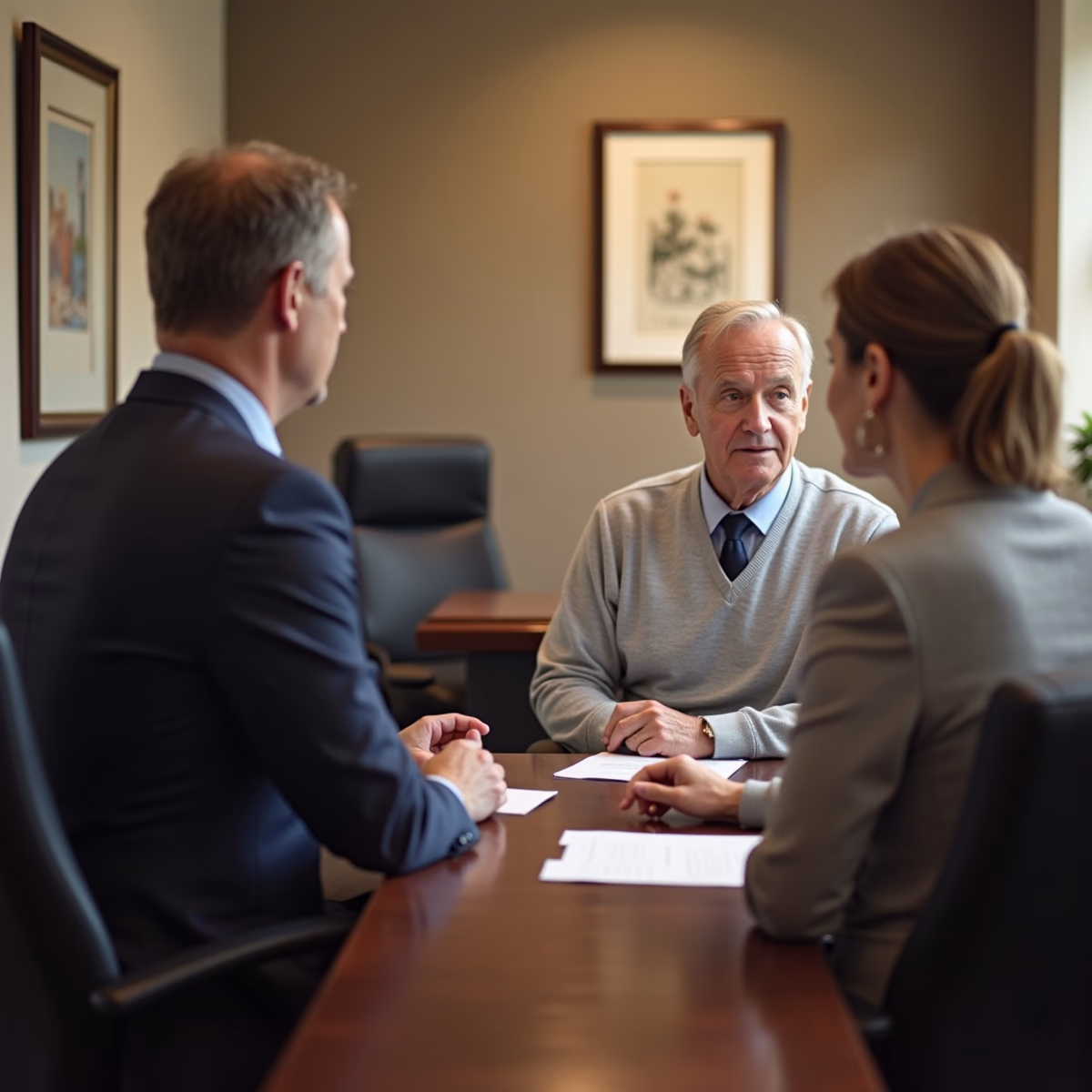 The probate staff working with Managing Partner Steven Farley Bliss helping Riverside County families from our San Diego office consults with appointed administrators in our San Diego office handling critical legal details discussing What Happens to a Business When Someone Dies