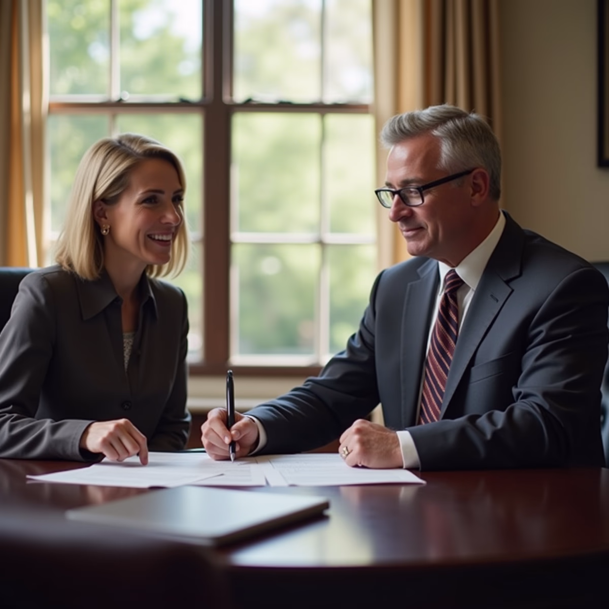The probate staff working under Managing Partner Steven Farley Bliss focused on Riverside County probate matters is shown meeting with clients in our Southern California office addressing critical legal details discussing What Happens to a Mortgage After Someone Dies