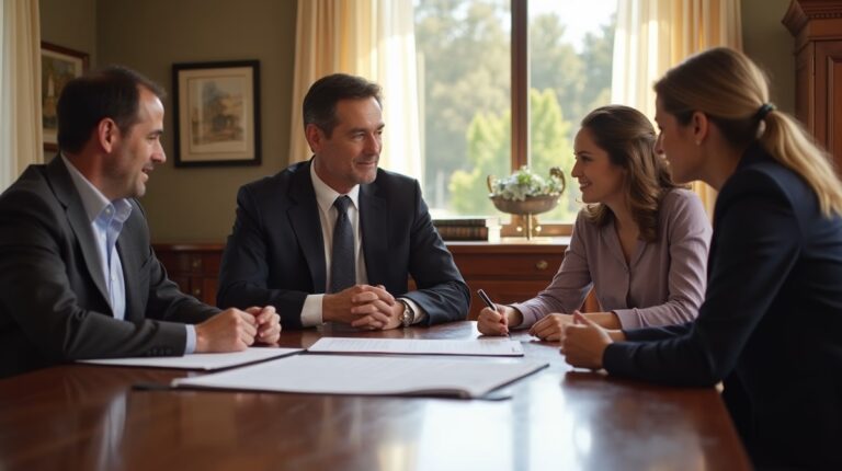 The probate staff working under Managing Partner Steven Farley Bliss focused on Riverside County probate matters is shown meeting with clients in our Southern California office addressing critical legal details discussing What If I Miss My Probate Court Date