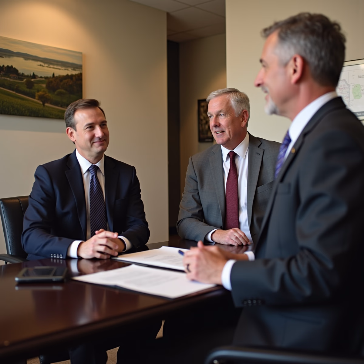 The probate staff working under Managing Partner Steven Farley Bliss focused on Riverside County probate matters is shown meeting with clients in our Southern California office addressing critical legal details discussing What Information Am I Entitled To As a Trust Beneficiary