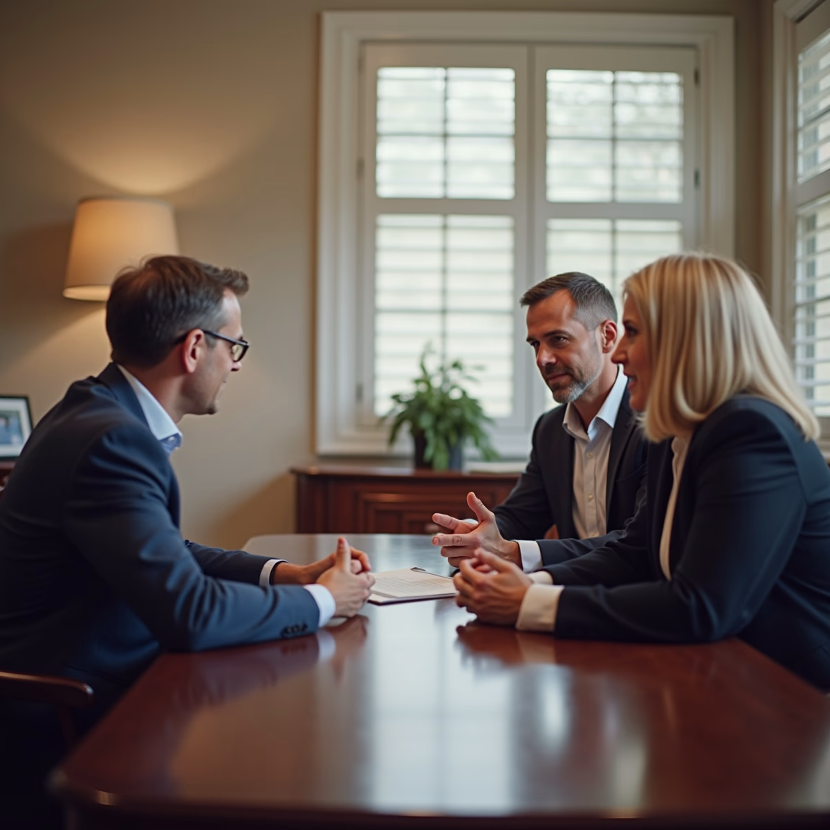 The probate staff working under Managing Partner Steven Farley Bliss focused on Riverside County probate matters is shown meeting with clients in our Southern California office addressing critical legal details discussing What Probate Options Does a Surviving Spouse Typically Have