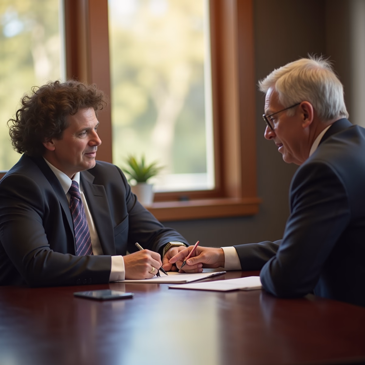 The dedicated trusts staff at The Law Firm of Steven F Bliss Esq focused on Riverside County trust matters meets with clients to manage the trust administration process to sign vital paperwork discussing What Protections Are in Place for Policyholders