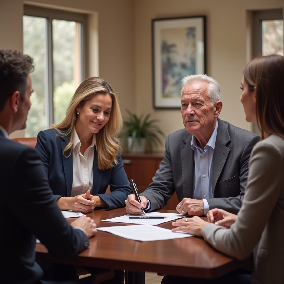 The probate staff working under Managing Partner Steven Farley Bliss focused on Riverside County probate matters is shown meeting with clients in our Southern California office addressing critical legal details discussing What Rights Do I Have as a Beneficiary of a California Trust