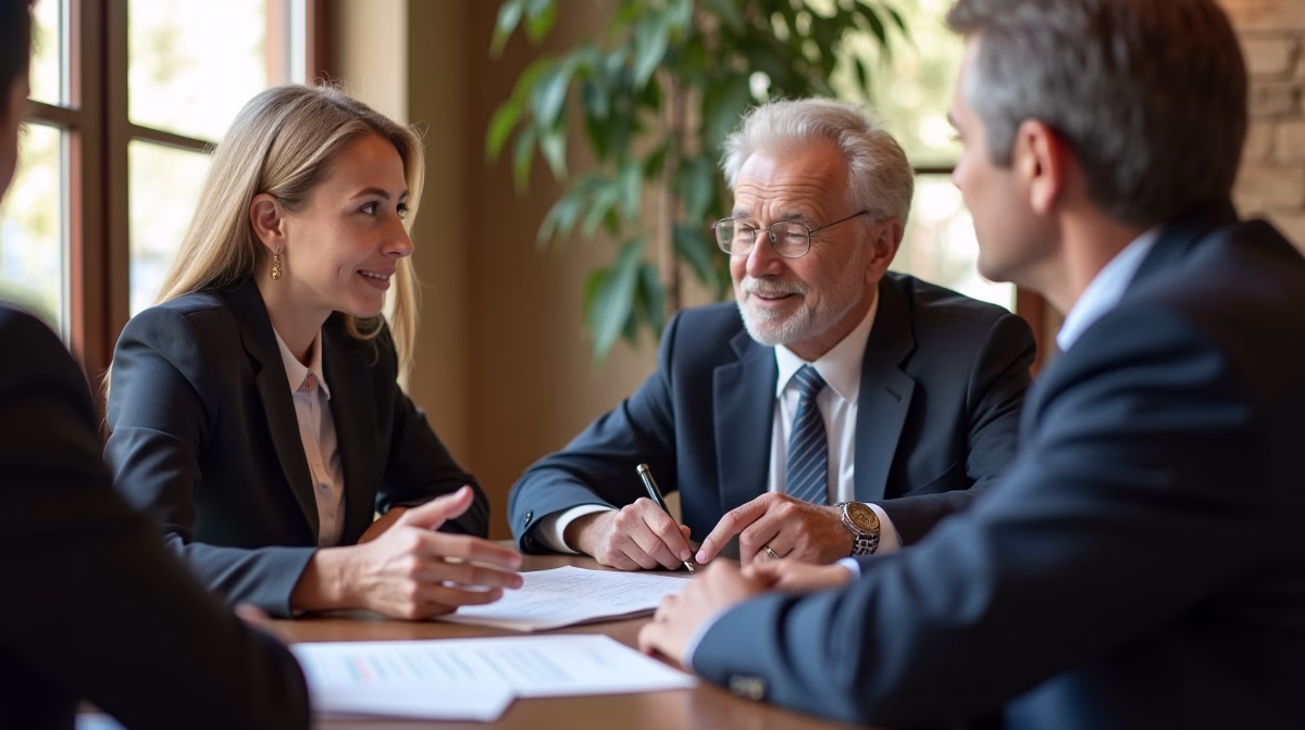 The probate staff working under Managing Partner Steven Farley Bliss focused on Riverside County probate matters is shown meeting with clients in our Southern California office addressing critical legal details discussing What Should I Wear to a Probate Hearing