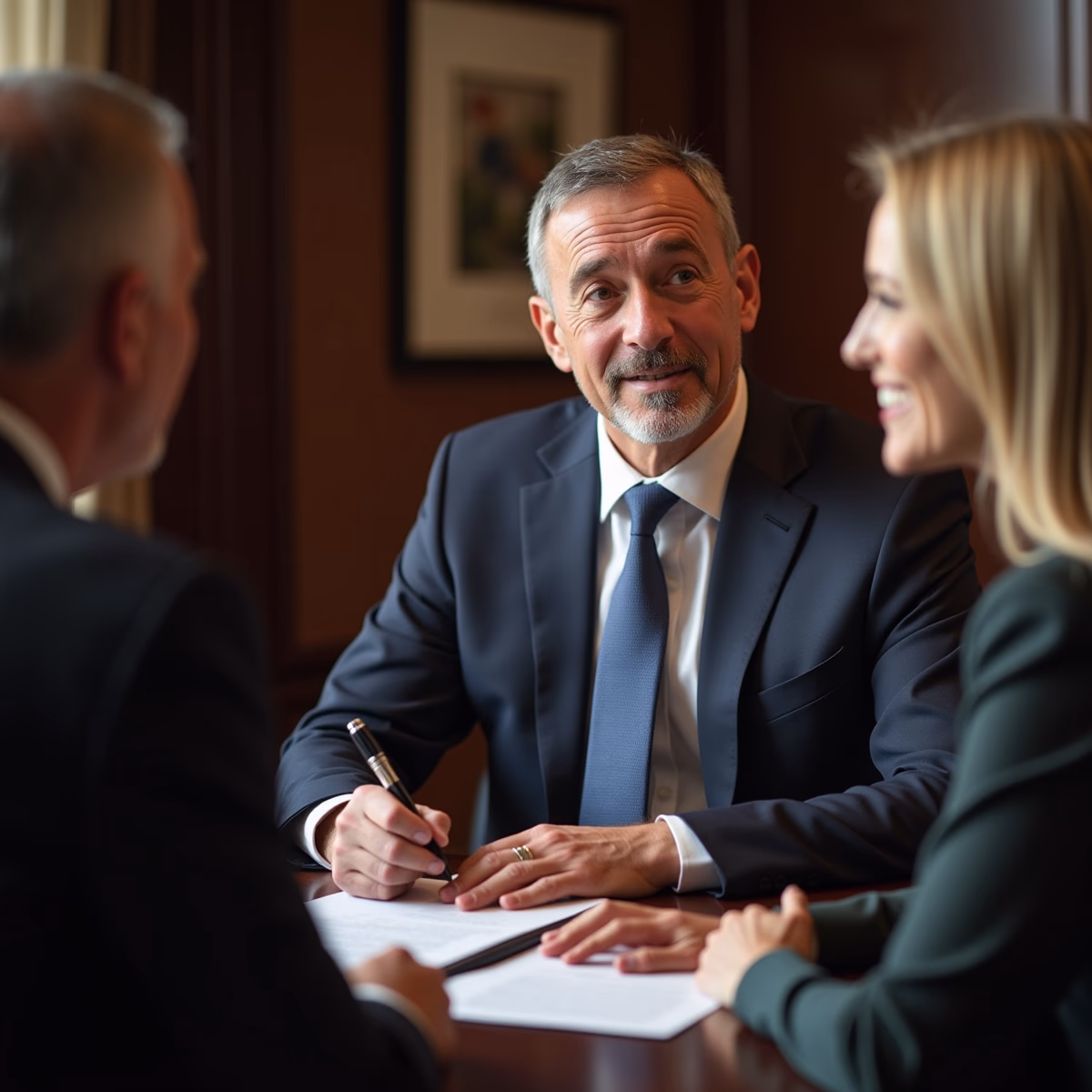 The dedicated trusts staff at The Law Firm of Steven F Bliss Esq focused on Riverside County trust matters meets with clients to manage the trust administration process to sign vital paperwork discussing What Specific Identity Risks Arise During Estate Litigation