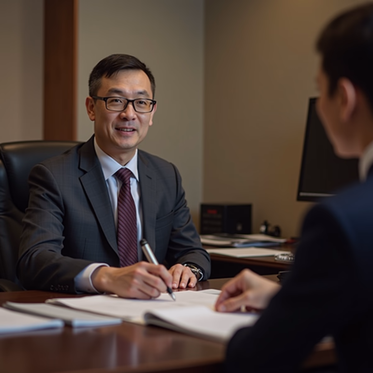The dedicated trusts staff at The Law Firm of Steven F Bliss Esq focused on Riverside County trust matters meets with clients to manage the trust administration process to sign vital paperwork discussing What Types of Deeds are Used to Transfer Real Estate into a Trust