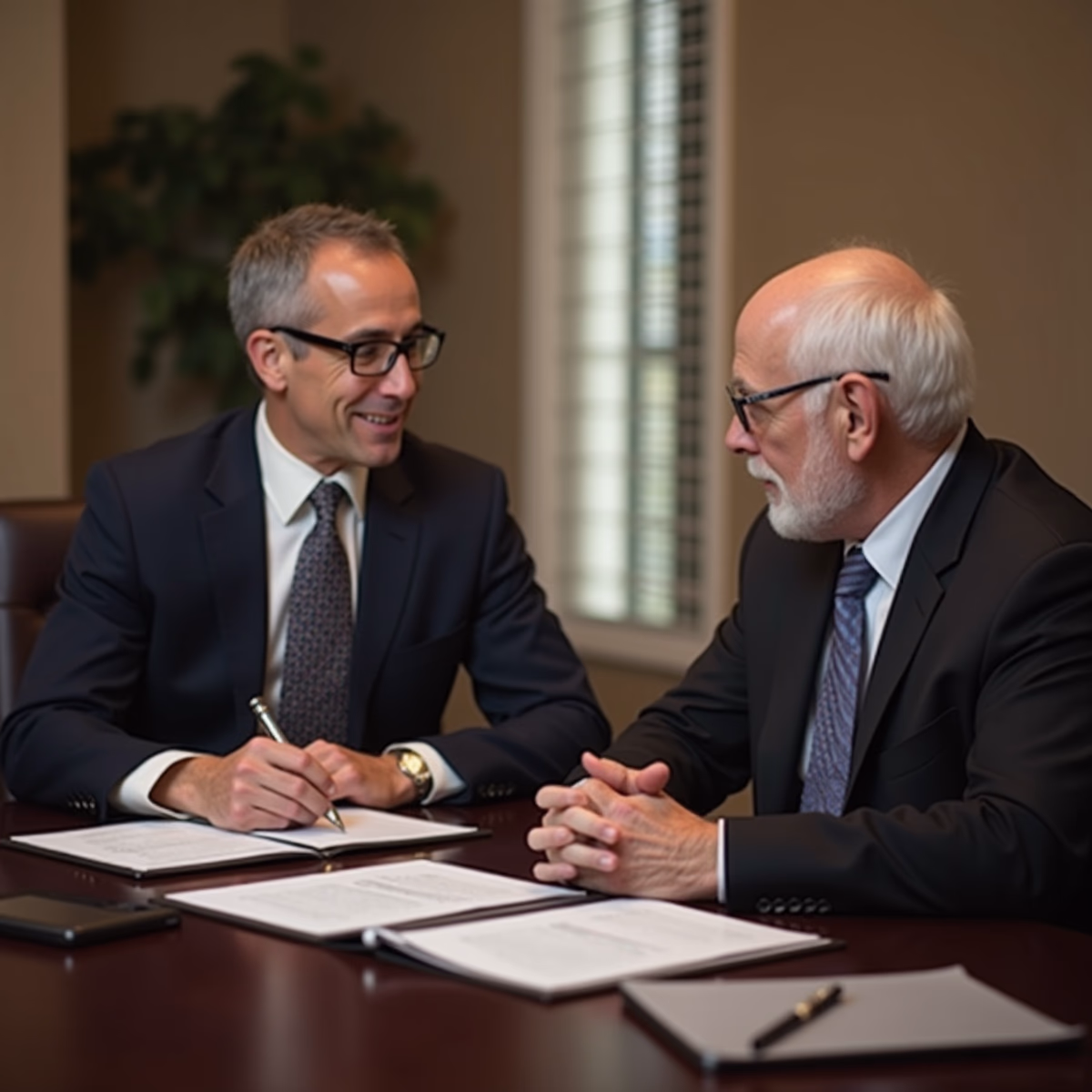 The dedicated trusts staff at The Law Firm of Steven F Bliss Esq focused on Riverside County trust matters meets with clients to manage the trust administration process to sign vital paperwork discussing What Types of Elder Abuse Can Lead to Litigation