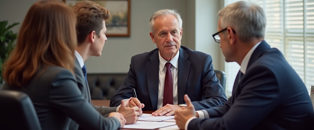 The probate staff working under Managing Partner Steven Farley Bliss focused on Riverside County probate matters is shown meeting with clients in our Southern California office addressing critical legal details discussing What actions require a Notice of Proposed Action