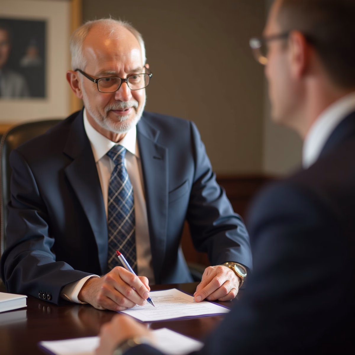 The dedicated trusts staff at The Law Firm of Steven F Bliss Esq focused on Riverside County trust matters meets with clients to manage the trust administration process to sign vital paperwork discussing What are the Key Estate Planning Tools for Temecula Business Owners