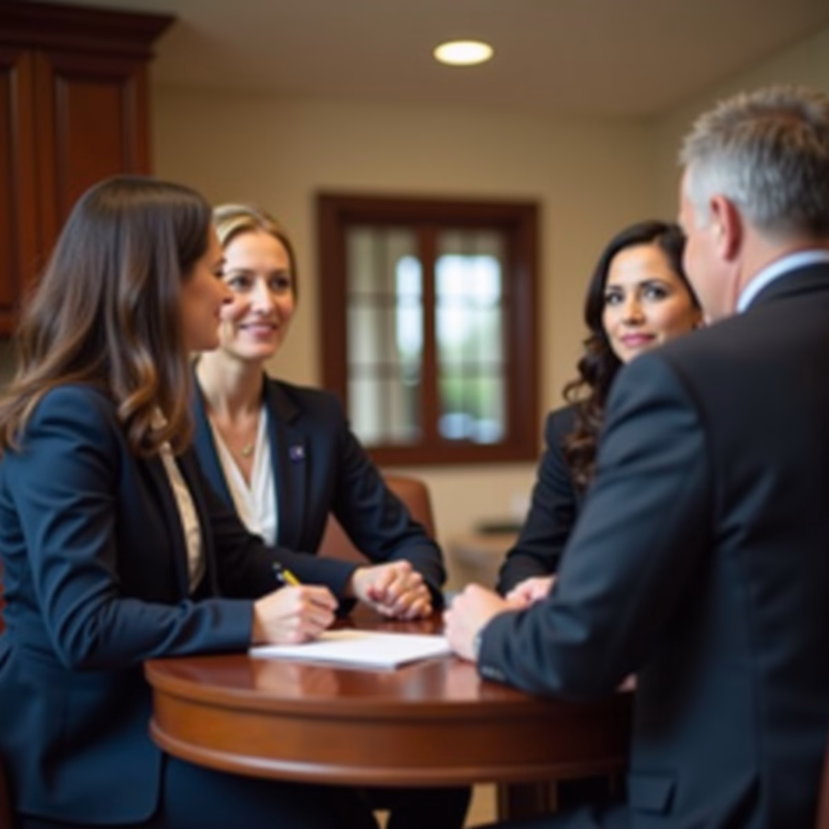 The dedicated trusts staff at The Law Firm of Steven F Bliss Esq focused on Riverside County trust matters meets with clients to manage the trust administration process to sign vital paperwork discussing What are the initial steps after the Grantors passing