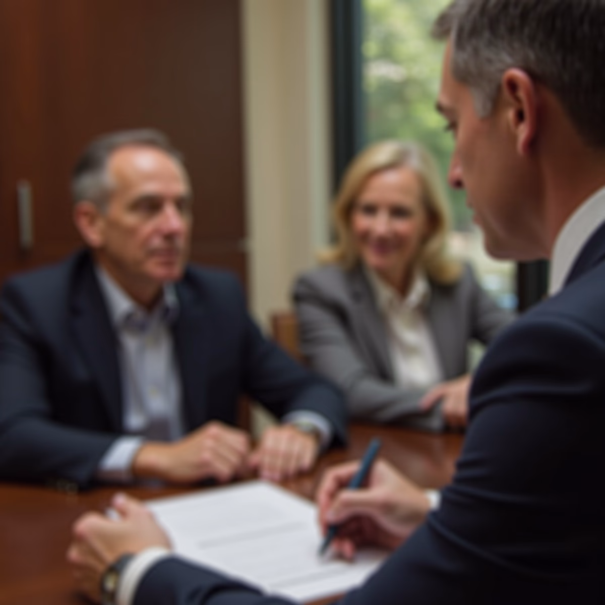 The probate staff working under Managing Partner Steven Farley Bliss focused on Riverside County probate matters is shown meeting with clients in our Southern California office addressing critical legal details discussing What are the specific legal concerns when an executor wants to purchase estate assets