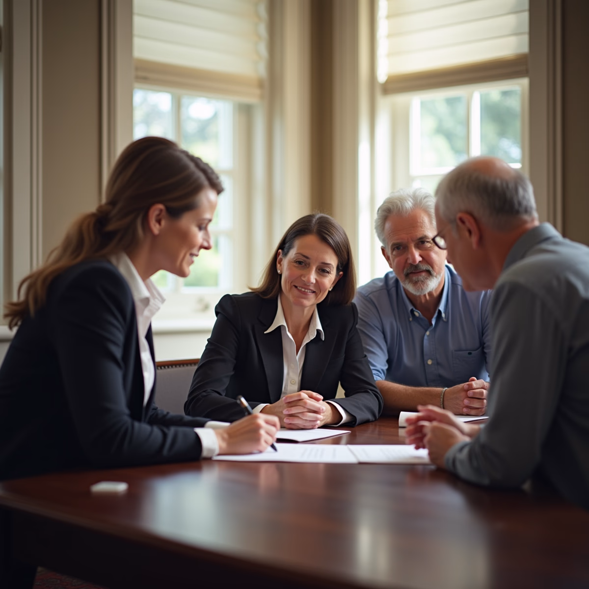 The probate staff working under Managing Partner Steven Farley Bliss focused on Riverside County probate matters is shown meeting with clients in our Southern California office addressing critical legal details discussing What determines whether a California probate estate closes smoothly or turns into litigation