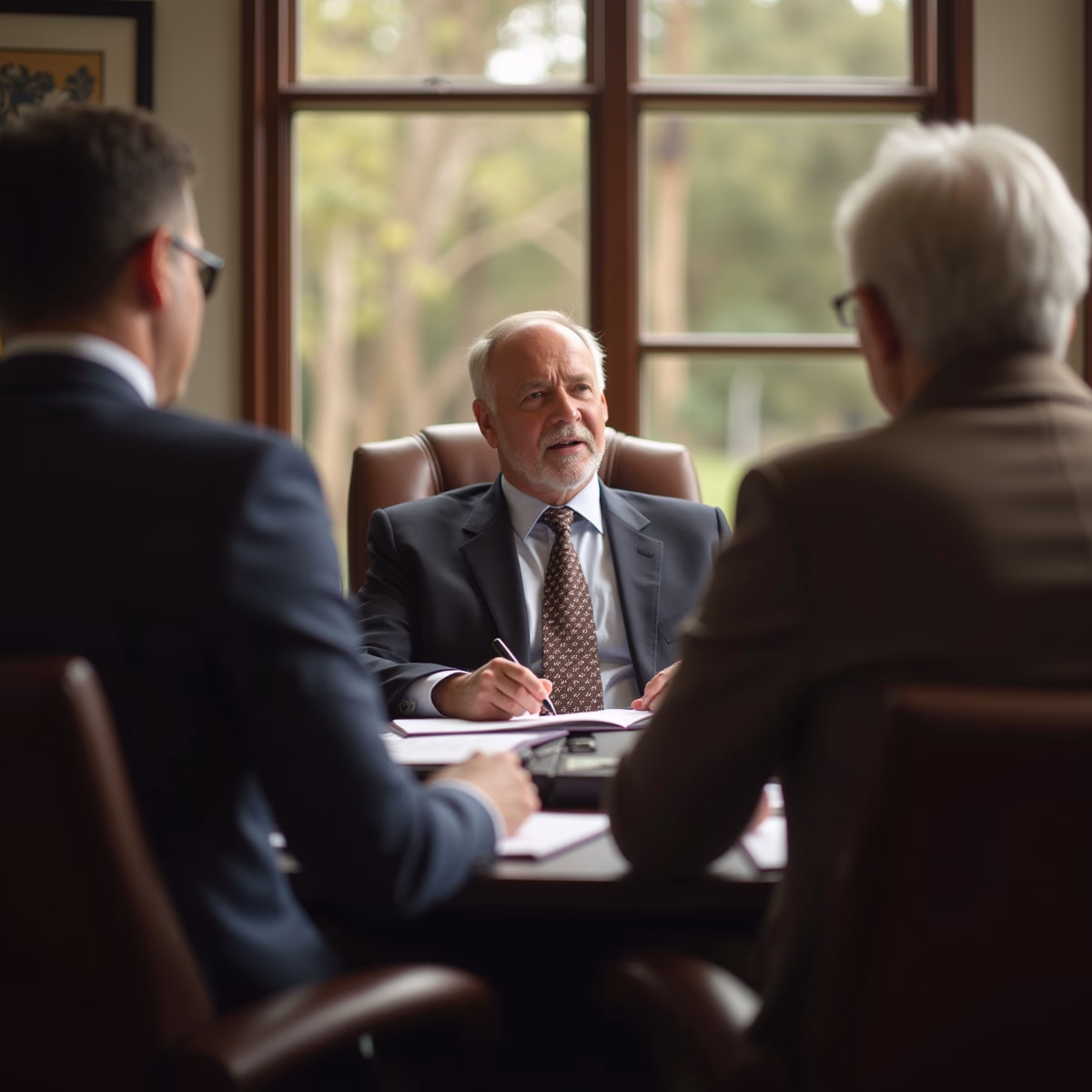 The probate staff working under Managing Partner Steven Farley Bliss focused on Riverside County probate matters is shown meeting with clients in our Southern California office addressing critical legal details discussing What determines whether a California probate estate closes smoothly or turns into litigation