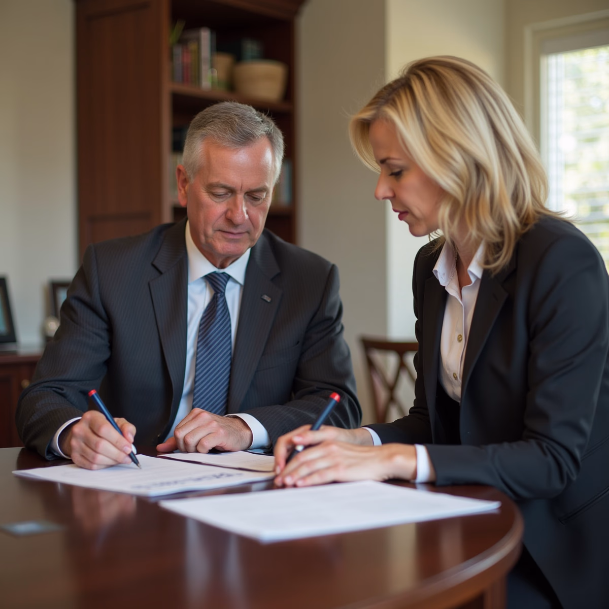 The dedicated trusts staff at The Law Firm of Steven F Bliss Esq focused on Riverside County trust matters meets with clients to manage the trust administration process to sign vital paperwork discussing What determines whether a California trust settlement remains private or erupts into public litigation