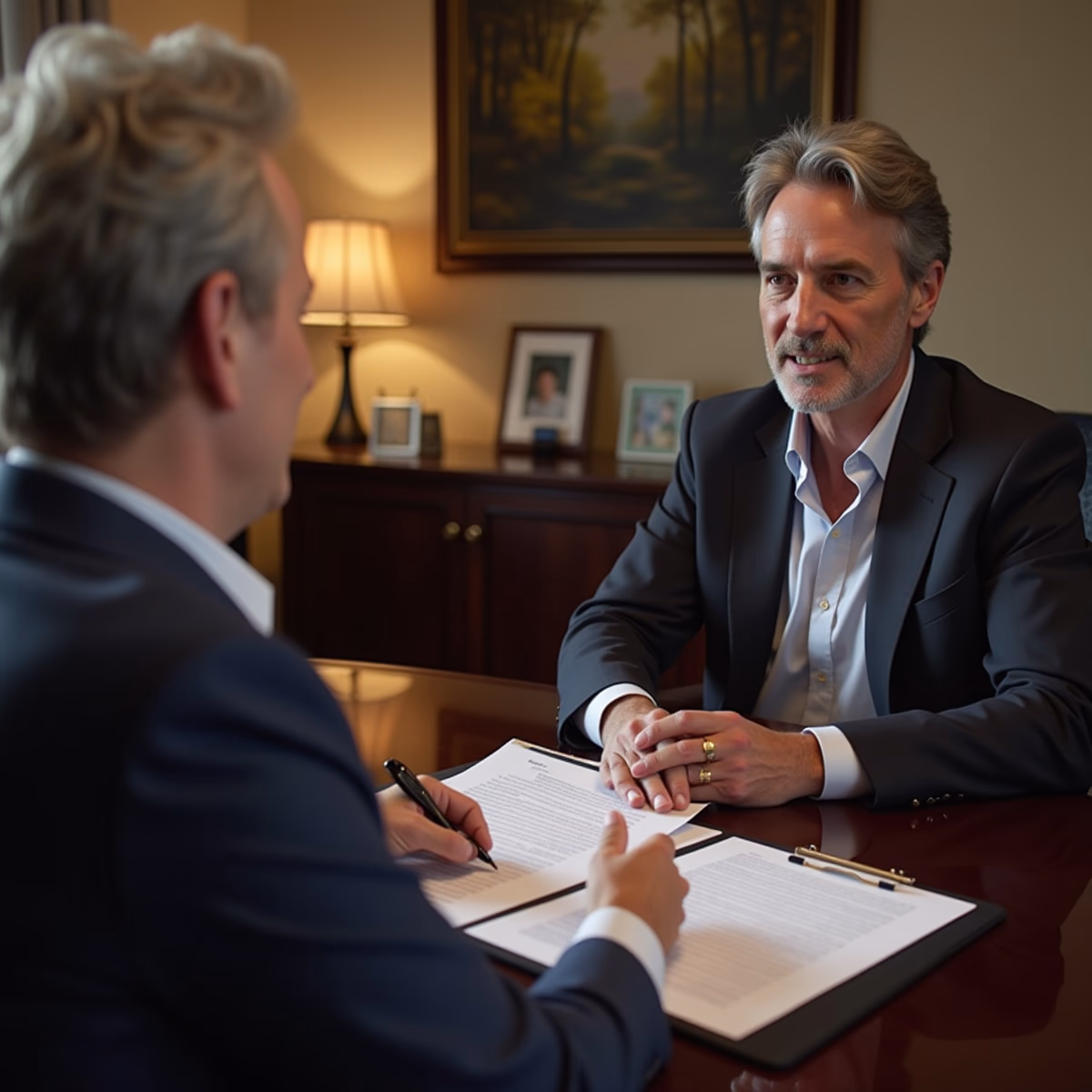 The dedicated trusts staff at The Law Firm of Steven F Bliss Esq focused on Riverside County trust matters meets with clients to manage the trust administration process to sign vital paperwork discussing What exactly is an irrevocable assignment