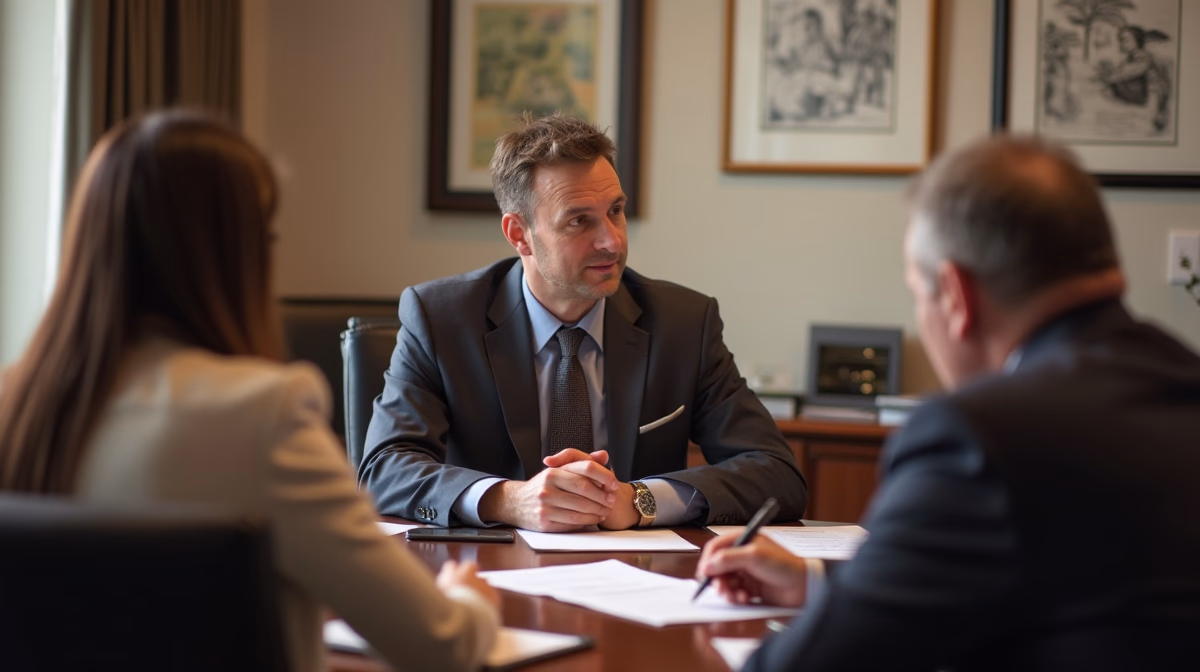 The dedicated trusts staff at The Law Firm of Steven F Bliss Esq focused on Riverside County trust matters meets with clients to manage the trust administration process to sign vital paperwork discussing What happened to the grandchildrens inheritance in the case of a failed trust
