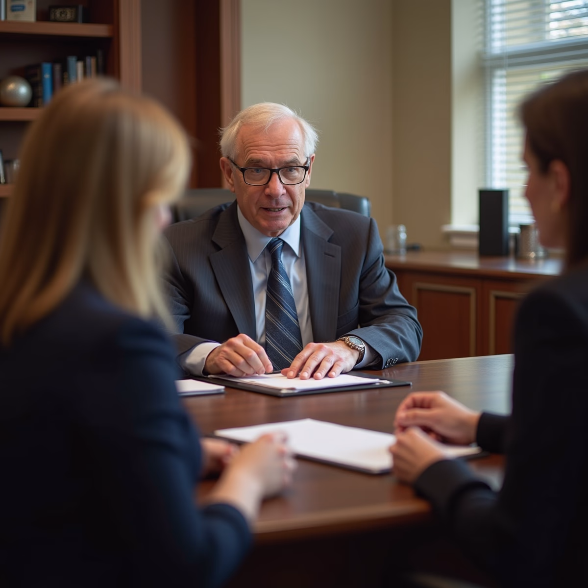 The probate staff working under Managing Partner Steven Farley Bliss focused on Riverside County probate matters is shown meeting with clients in our Southern California office addressing critical legal details discussing What happens if I dont respond to a Notice of Petition to Administer