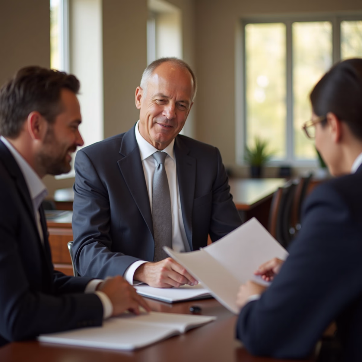 The probate staff working under Managing Partner Steven Farley Bliss focused on Riverside County probate matters is shown meeting with clients in our Southern California office addressing critical legal details discussing What happens if I realize right before my hearing that I need more time to prepare