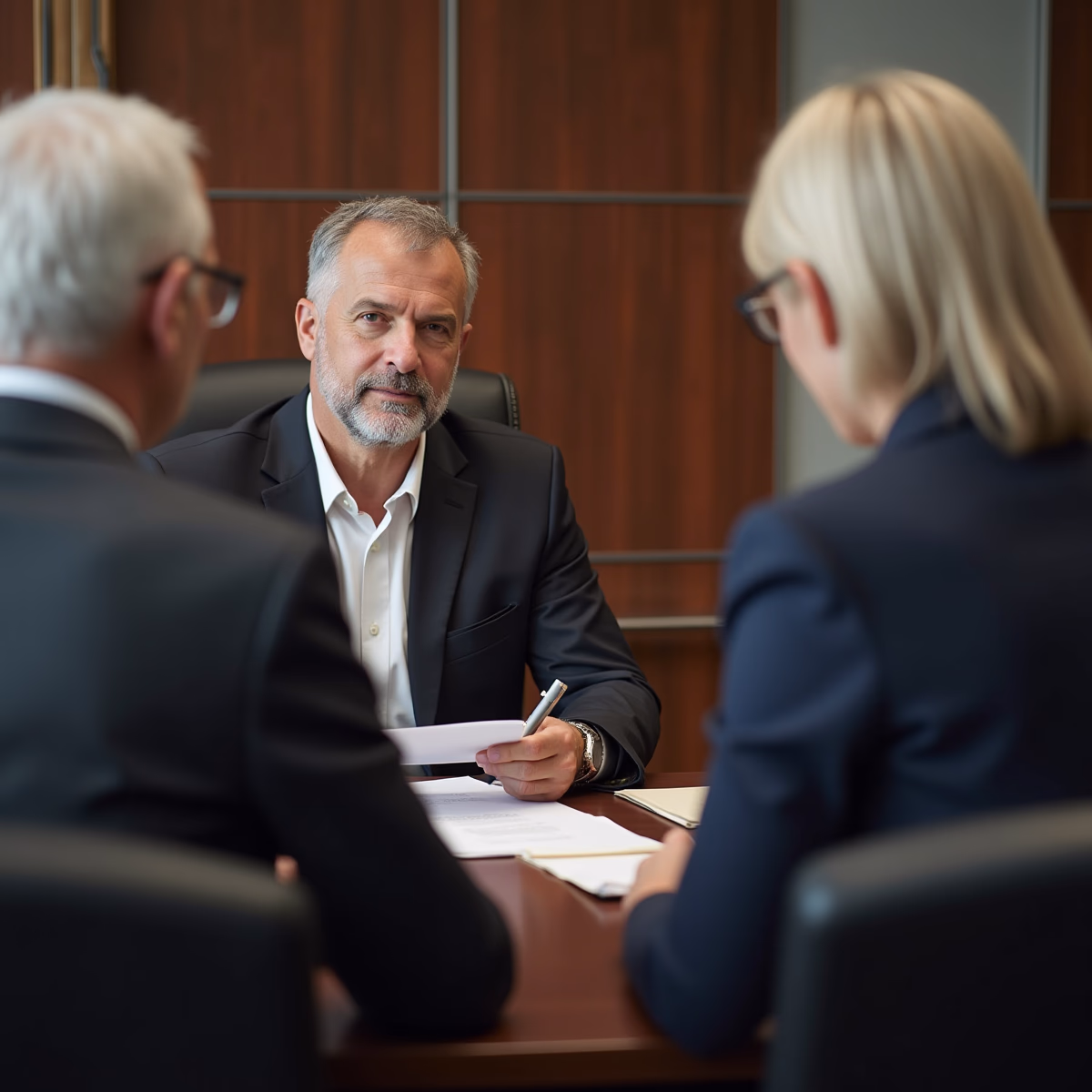 The probate staff working under Managing Partner Steven Farley Bliss focused on Riverside County probate matters is shown meeting with clients in our Southern California office addressing critical legal details discussing What happens if the Decree isnt obtained