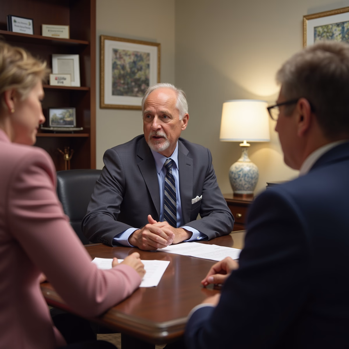 The dedicated trusts staff at The Law Firm of Steven F Bliss Esq focused on Riverside County trust matters meets with clients to manage the trust administration process to sign vital paperwork discussing What happens if the assets drop to zero