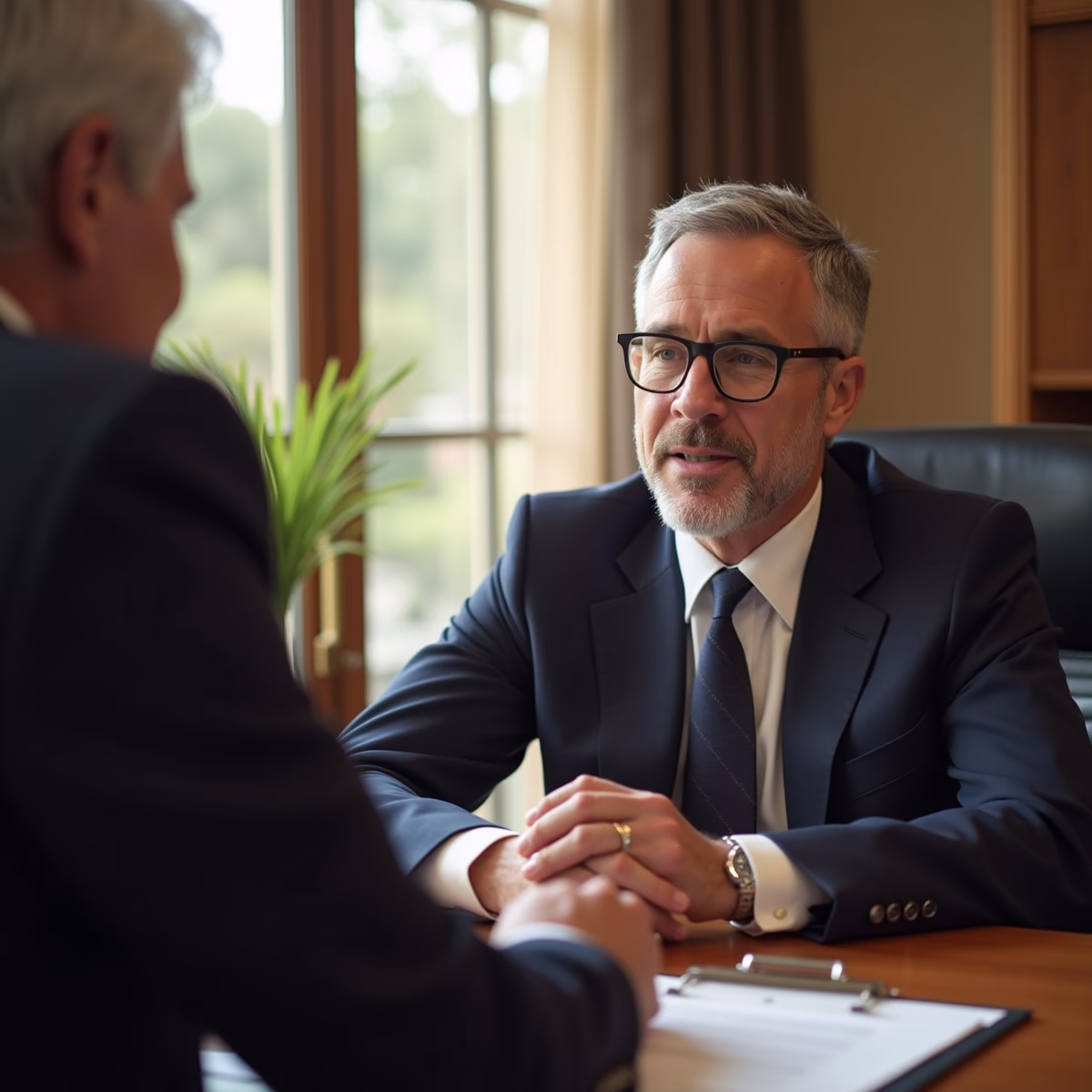 The dedicated trusts staff at The Law Firm of Steven F Bliss Esq focused on Riverside County trust matters meets with clients to manage the trust administration process to sign vital paperwork discussing What happens to an existing lease when property goes into an irrevocable trust