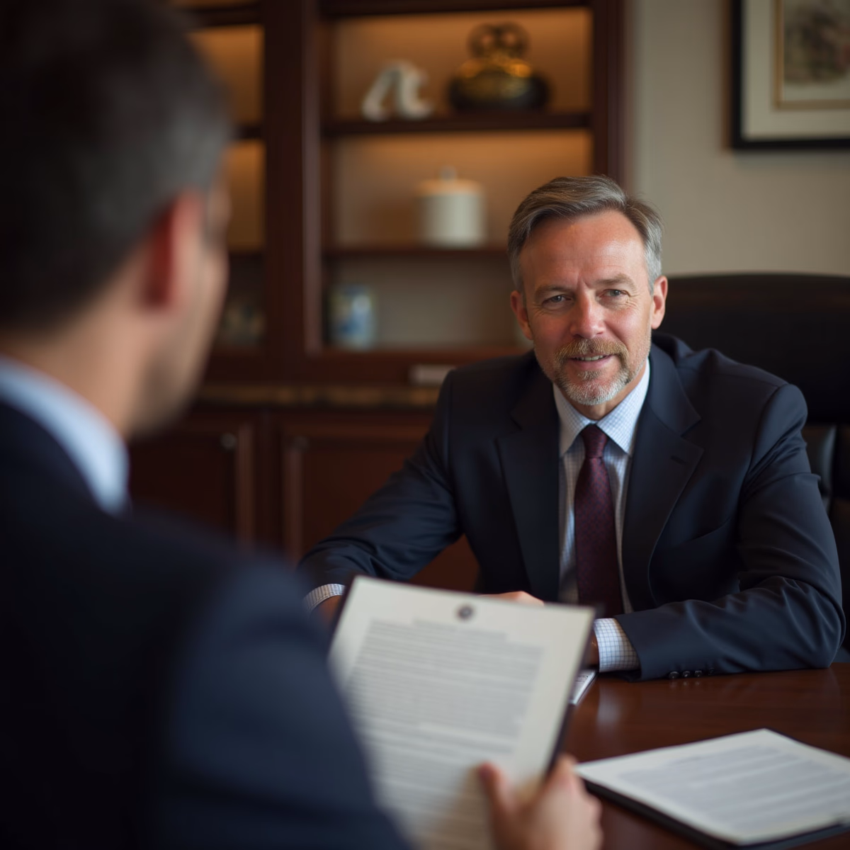 The dedicated trusts staff at The Law Firm of Steven F Bliss Esq focused on Riverside County trust matters meets with clients to manage the trust administration process to sign vital paperwork discussing What happens to the assets when a trust is terminated