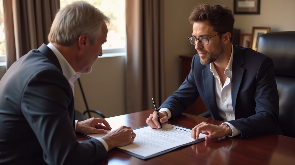 The dedicated trusts staff at The Law Firm of Steven F Bliss Esq focused on Riverside County trust matters meets with clients to manage the trust administration process to sign vital paperwork discussing What happens to trust assets without named beneficiaries
