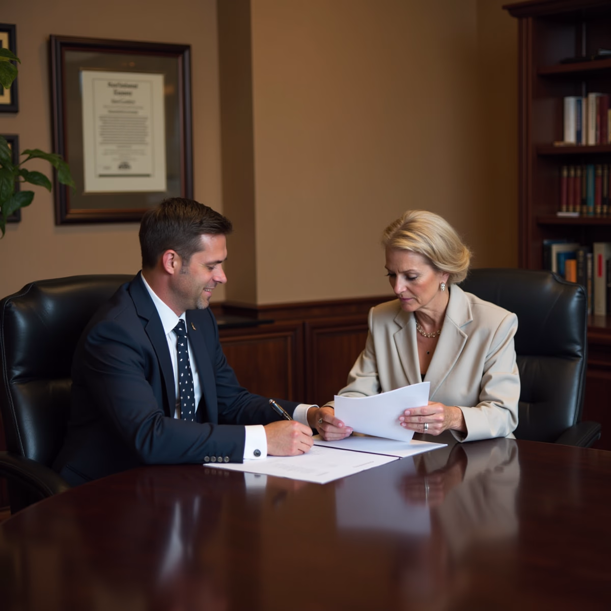 The dedicated trusts staff at The Law Firm of Steven F Bliss Esq focused on Riverside County trust matters meets with clients to manage the trust administration process to sign vital paperwork discussing What happens when lowgrowth or volatile assets are transferred into an irrevocable trust