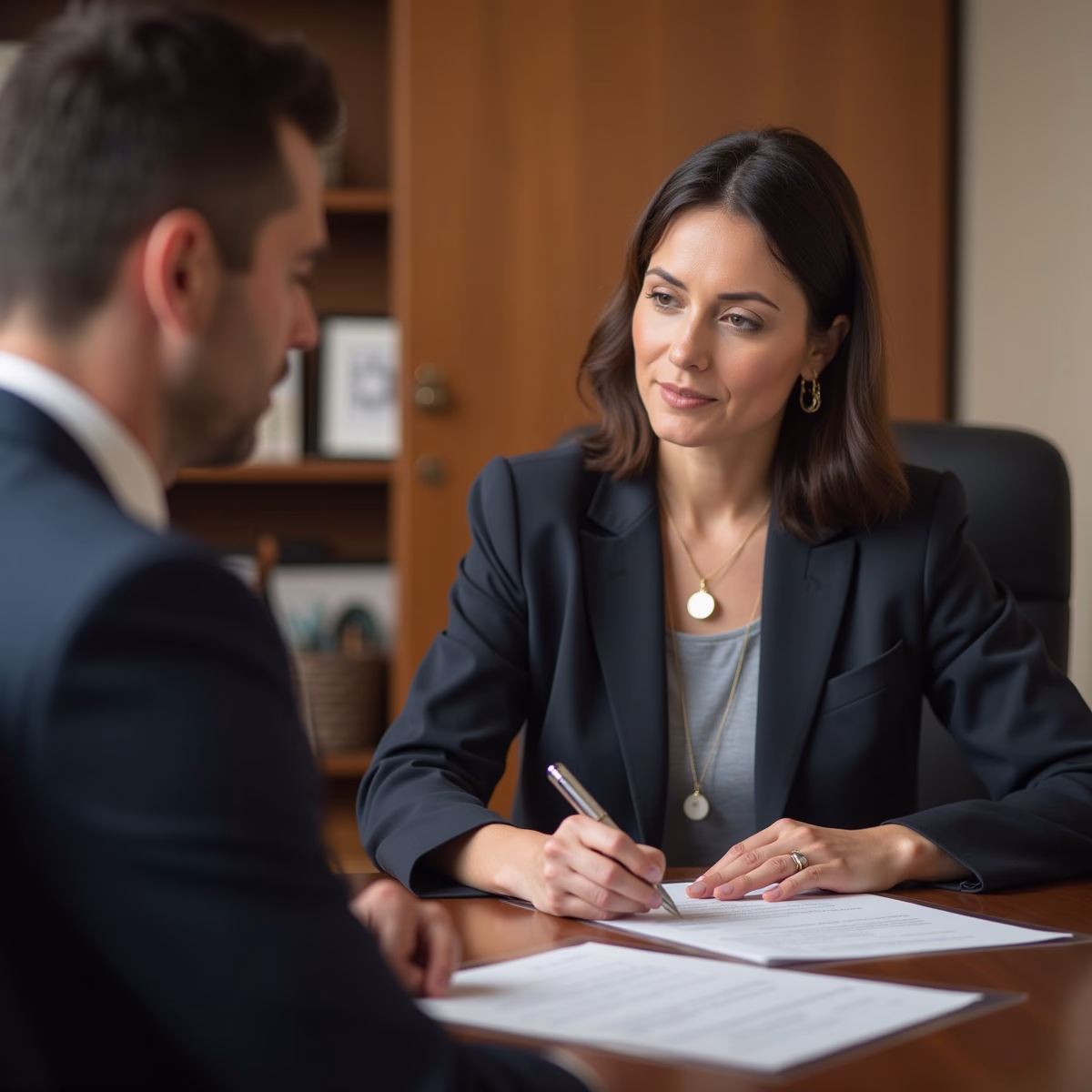 The probate staff working under Managing Partner Steven Farley Bliss focused on Riverside County probate matters is shown meeting with clients in our Southern California office addressing critical legal details discussing What happens when paternity is questioned in a probate estate