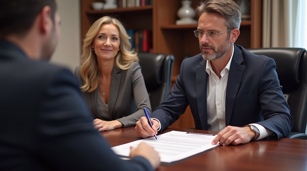 The dedicated trusts staff at The Law Firm of Steven F Bliss Esq focused on Riverside County trust matters meets with clients to manage the trust administration process to sign vital paperwork discussing What if the Grantor Moved Out of State