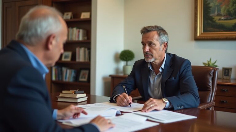 The dedicated trusts staff at The Law Firm of Steven F Bliss Esq focused on Riverside County trust matters meets with clients to manage the trust administration process to sign vital paperwork discussing What is California Probate Code section fifteen thousand two hundred