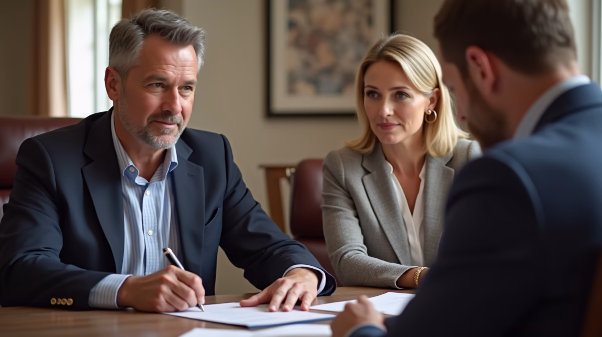 The probate staff working under Managing Partner Steven Farley Bliss focused on Riverside County probate matters is shown meeting with clients in our Southern California office addressing critical legal details discussing What is Judicial Council Form DE172