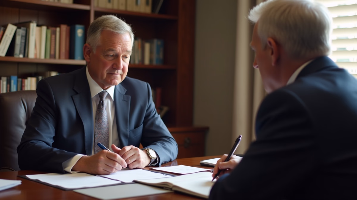 The probate staff working under Managing Partner Steven Farley Bliss focused on Riverside County probate matters is shown meeting with clients in our Southern California office addressing critical legal details discussing What is Probate with Limited Authority