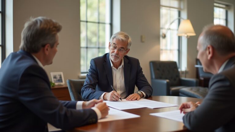 The probate staff working under Managing Partner Steven Farley Bliss focused on Riverside County probate matters is shown meeting with clients in our Southern California office addressing critical legal details discussing What is a Community Property Petition