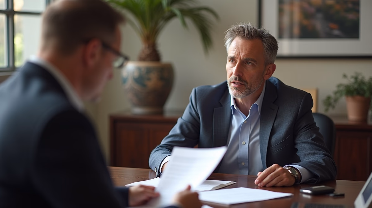 The probate staff working under Managing Partner Steven Farley Bliss focused on Riverside County probate matters is shown meeting with clients in our Southern California office addressing critical legal details discussing What is a Decree of Final Distribution