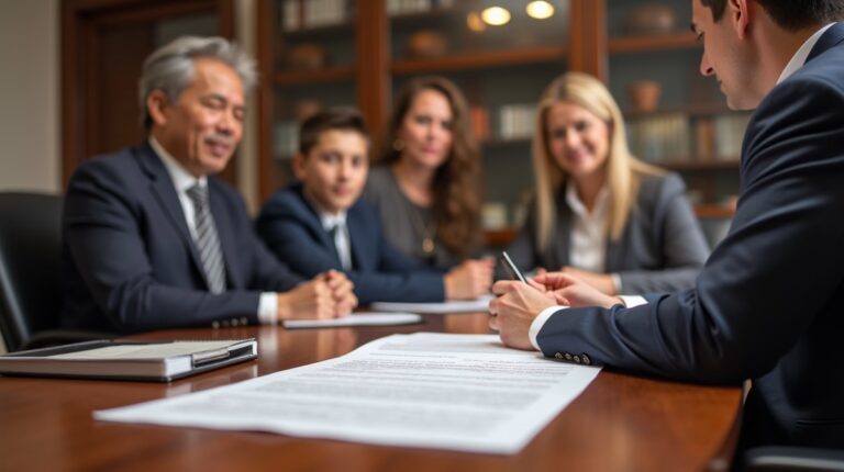 The probate staff working under Managing Partner Steven Farley Bliss focused on Riverside County probate matters is shown meeting with clients in our Southern California office addressing critical legal details discussing What is a Petition for Instructions
