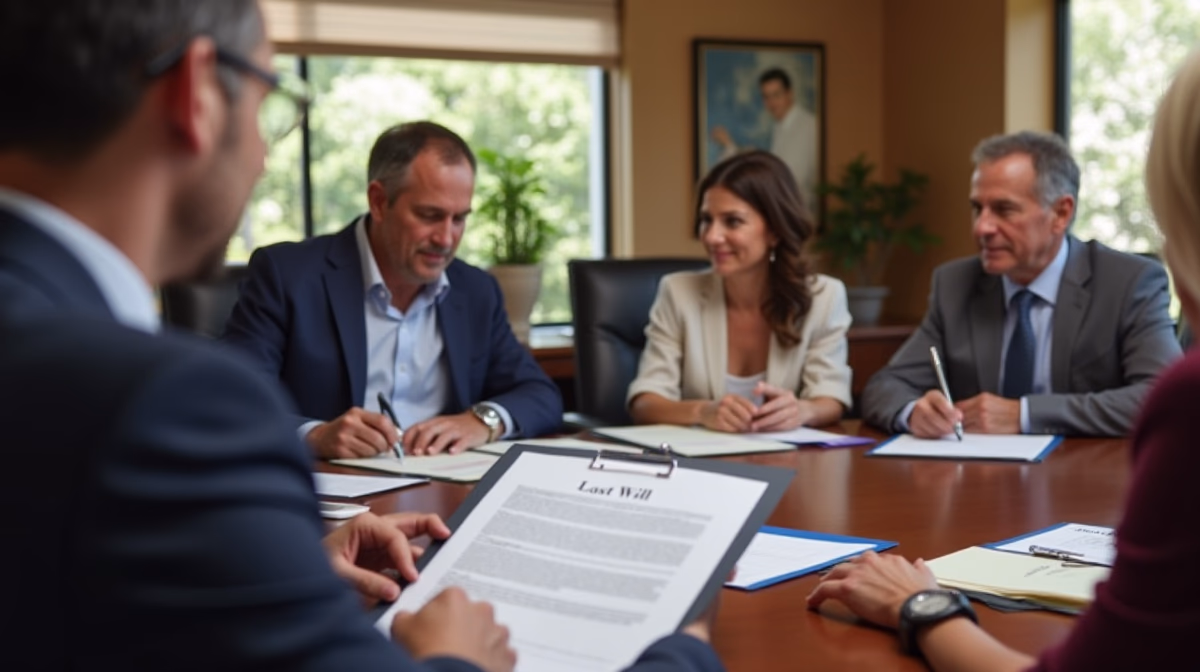 The probate staff working under Managing Partner Steven Farley Bliss focused on Riverside County probate matters is shown meeting with clients in our Southern California office addressing critical legal details discussing What is a Probate Code 850 Petition