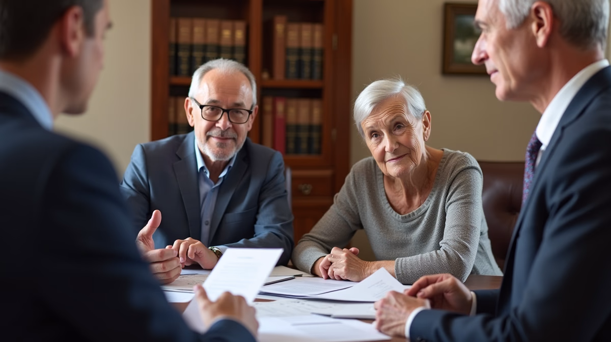 The probate staff working under Managing Partner Steven Farley Bliss focused on Riverside County probate matters is shown meeting with clients in our Southern California office addressing critical legal details discussing What is a Section 850 Petition