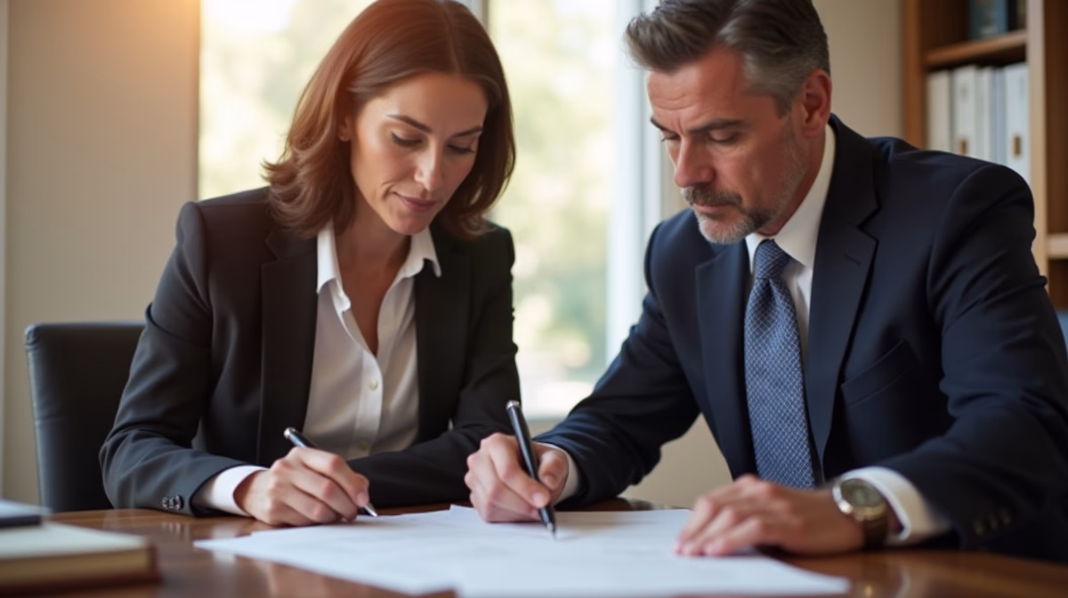 The probate staff working under Managing Partner Steven Farley Bliss focused on Riverside County probate matters is shown meeting with clients in our Southern California office addressing critical legal details discussing What is a Waiver of Account and Report