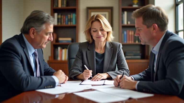 The dedicated trusts staff at The Law Firm of Steven F Bliss Esq focused on Riverside County trust matters meets with clients to manage the trust administration process to sign vital paperwork discussing What is a letter of instruction for investment custodians