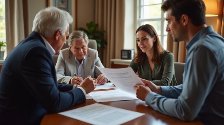 The probate staff working under Managing Partner Steven Farley Bliss focused on Riverside County probate matters is shown meeting with clients in our Southern California office addressing critical legal details discussing What is an Ex Parte Hearing in Probate